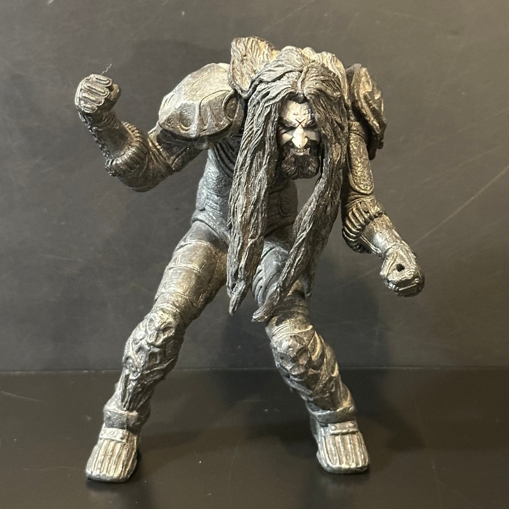 Rob Zombie Art Asylum‎ Music Action Figure Silver Pewter Finish Collectible 5"